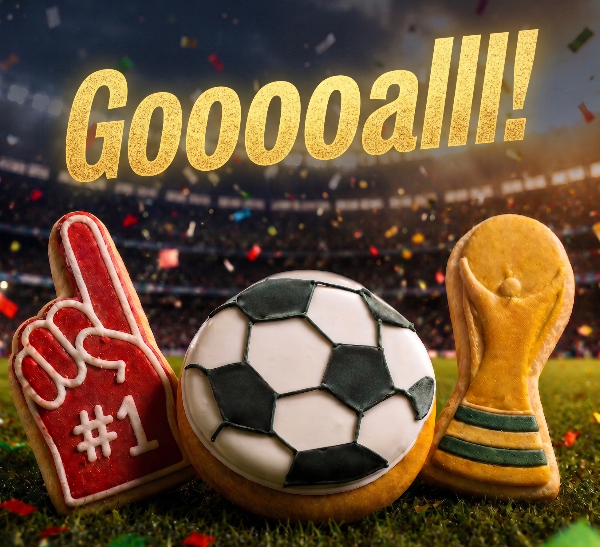FIFA World Cup Custom Cookies - World Cup Dessert Ideas