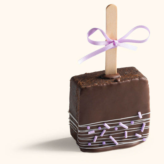 Girl Baby Shower Brownie Pops Purple