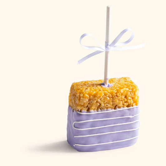 Girl Baby Shower Rice Krispie Treats White