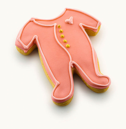 Girl Baby Shower cookies Peach