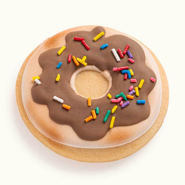 Hanukkah Decorated Donut Cookies Brown