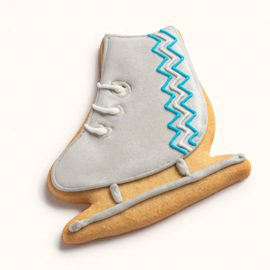 Ice Skate Cookies - White