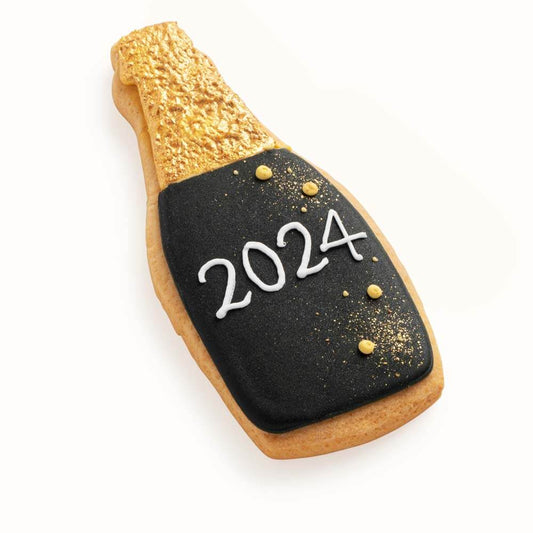 New Year Champaign Bottle Cookie