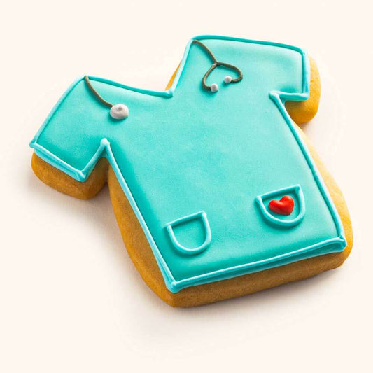 Nurse Coat Cookie Blue