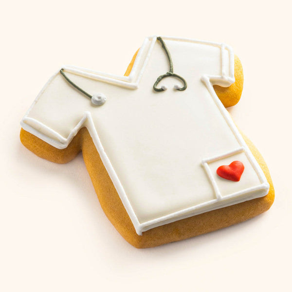 Nurse Coat Cookie White