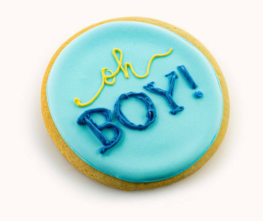Blue Oh Boy Cookies For Baby Shower