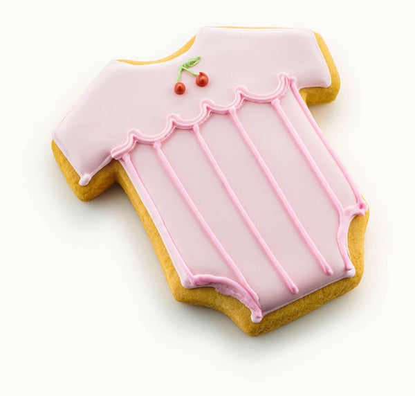 Onesie Baby Cookies For Girls Baby Shower Pink