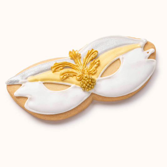 Purim Mask Cookies White