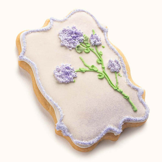 Purple Flowers Cookies