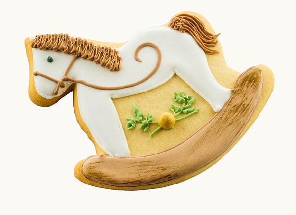 rocking horse cookies White