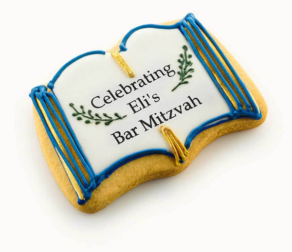 siddur cookies for bar mitzvah Blue