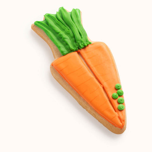 Thanksgiving Decorated Carrot Cookies