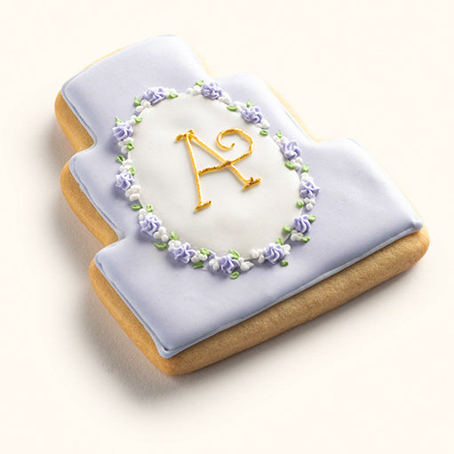 Wedding Cake Cookies Purple