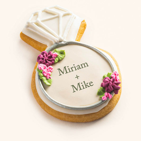 Wedding Ring Cookies White