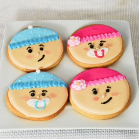 Custom Cookies That Look Like Baby Faces - Recent Creation