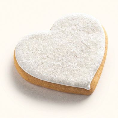 Heart Cookie White