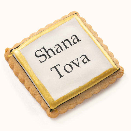 Shana Tova Greeting Cookies