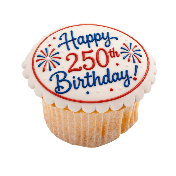 USA 250th Cupcake CustomCookies.com