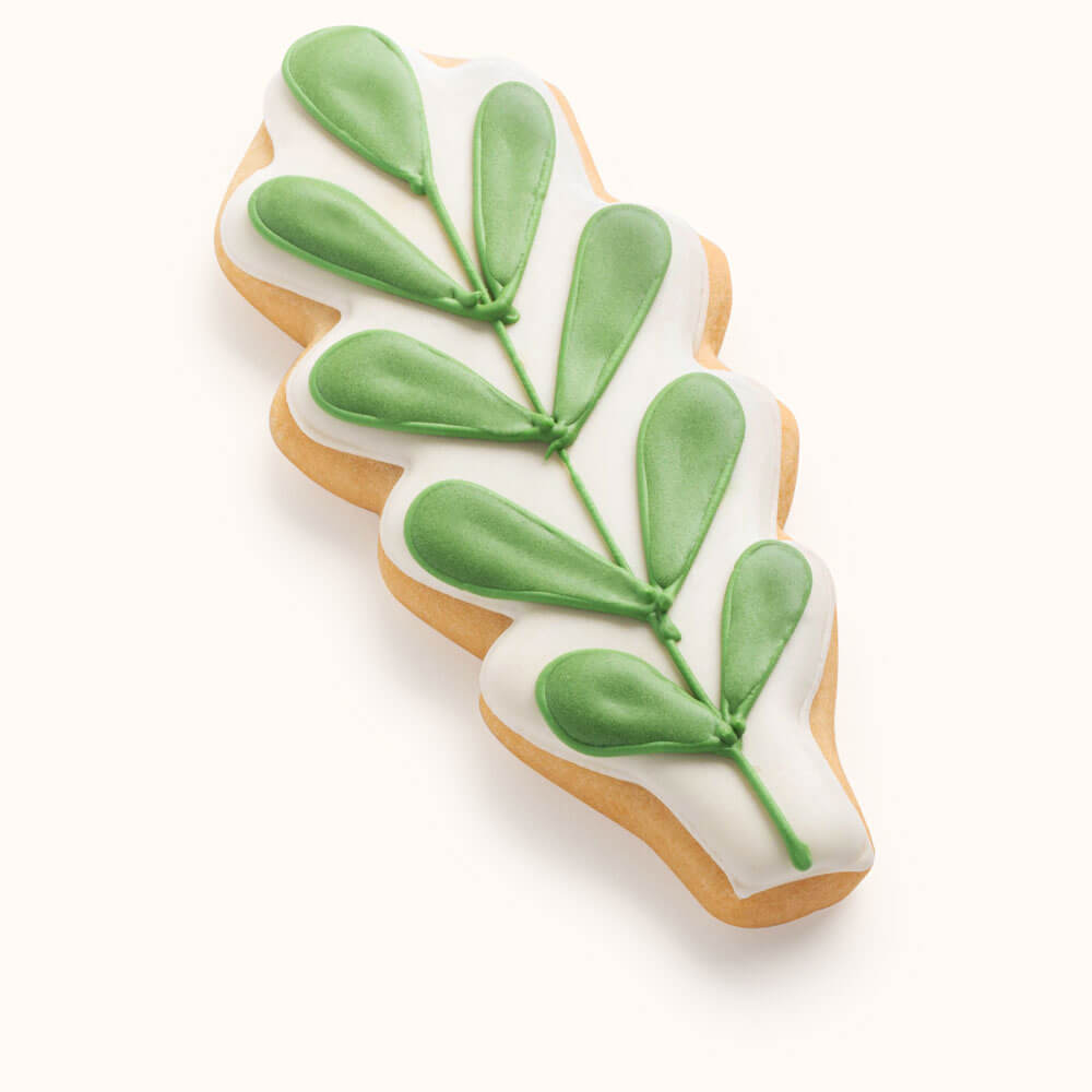 Baby Shower Greenery Theme Cookies