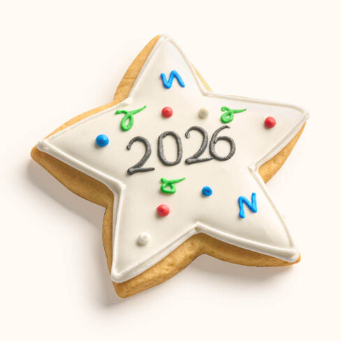 Red Graduation Star Cookie CustomCookies.com