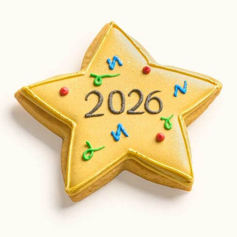 Red Graduation Star Cookie CustomCookies.com