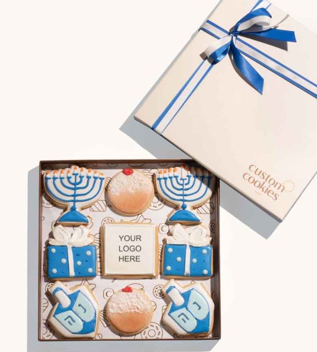 Customized Hanukkah Supreme Cookie Gift box