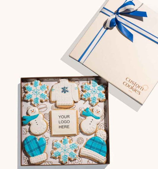 Customized Holiday Supreme Cookie Gift Box
