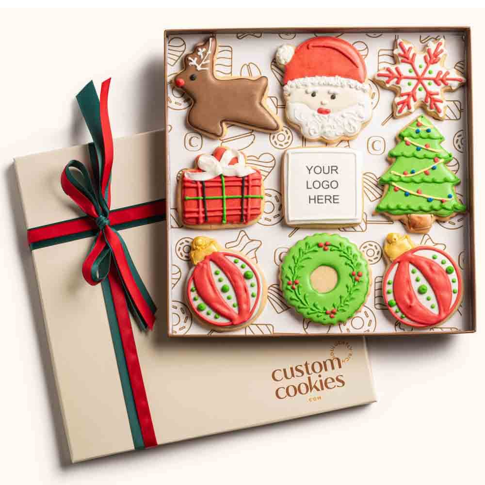 Customized Christmas Supreme Cookie Gift Box