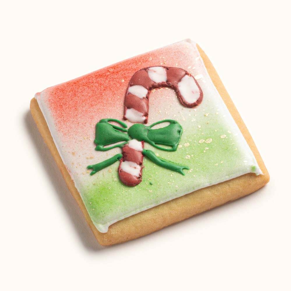 Deluxe Christmas Cane Cookie