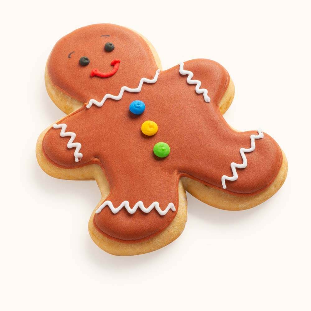 Gingerbread Man Cookie – CustomCookies.com