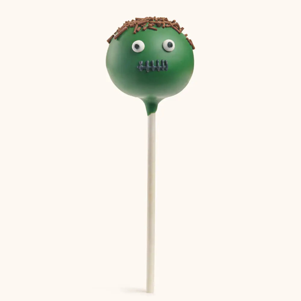 Frankenstein Halloween Cake Pops CustomCookies.com
