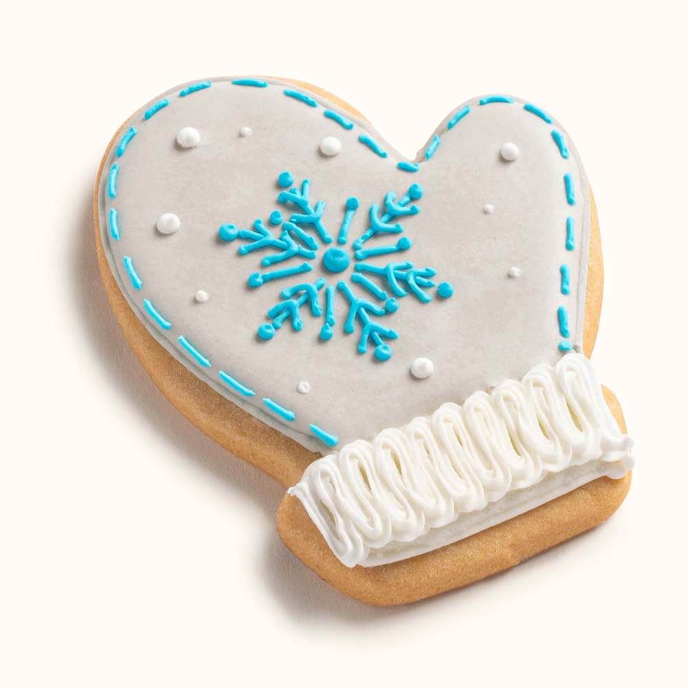 Holiday Mitten Cookies