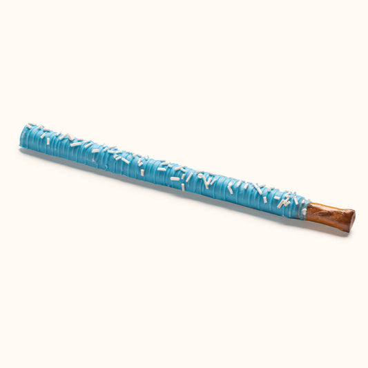 Holiday Themed Chocolate Covered Pretzels - Blue