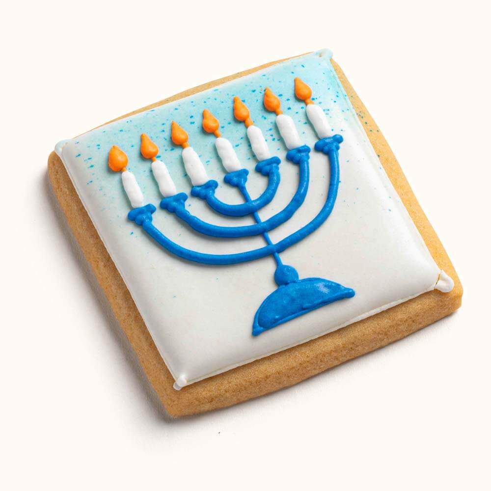 Deluxe Menorah Cookies