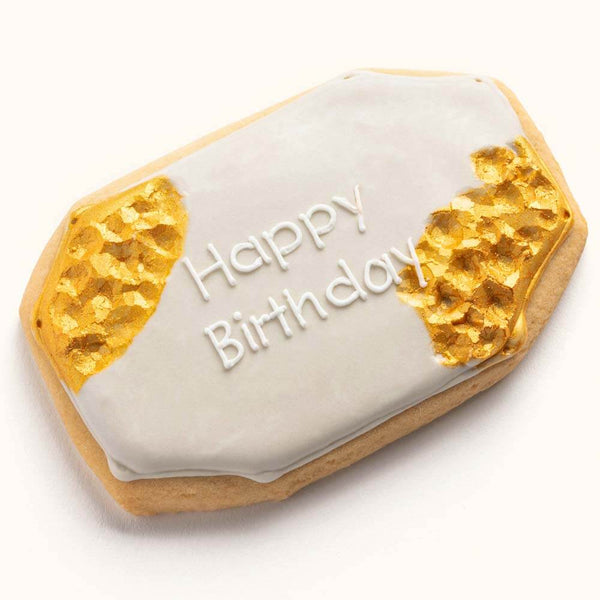 Modern Birthday Cookies Gray