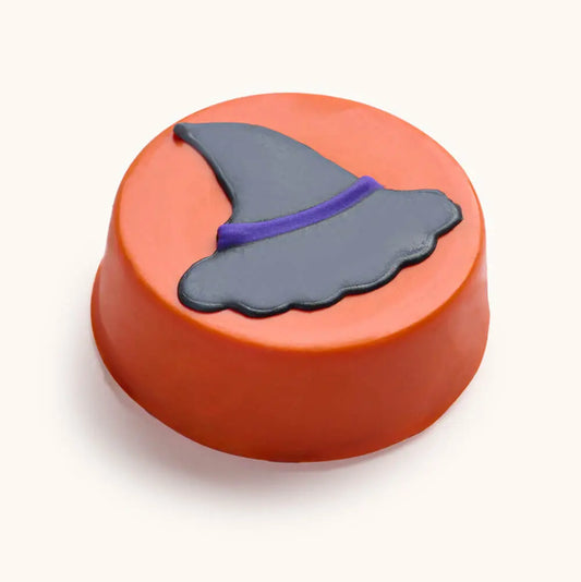 Witch Hat Chocolate Covered Oreo Cookie CustomCookies.com