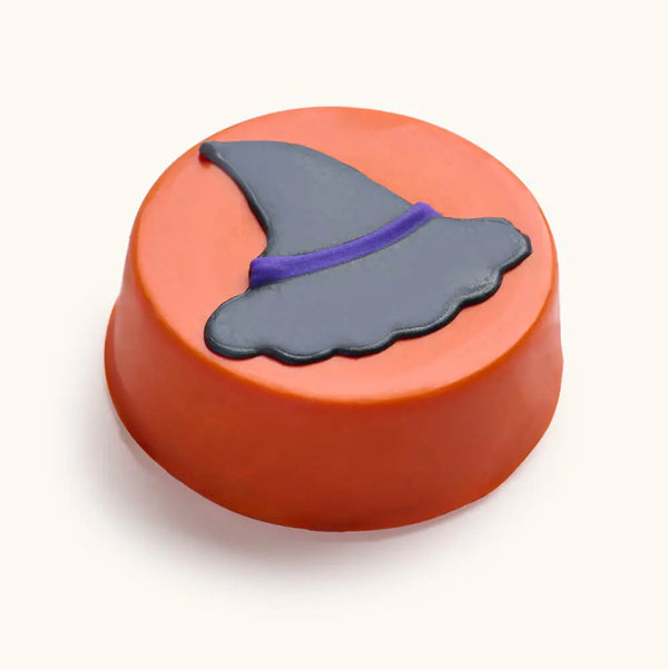 Witch Hat Chocolate Covered Oreo Cookie CustomCookies.com