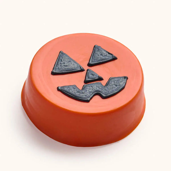 Jack-o'-Lantern Chocolate Covered Oreo Cookie CustomCookies.com