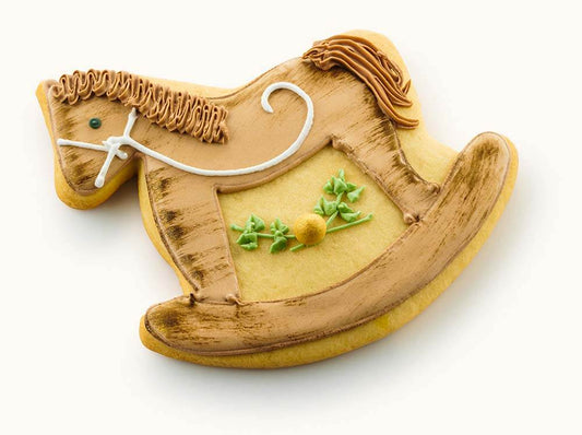 rocking horse cookies Brown