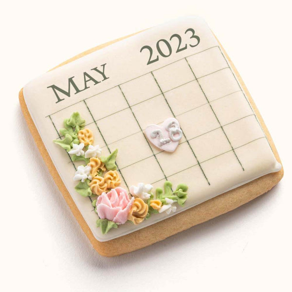 Save the Date Cookie For Bridal Shower