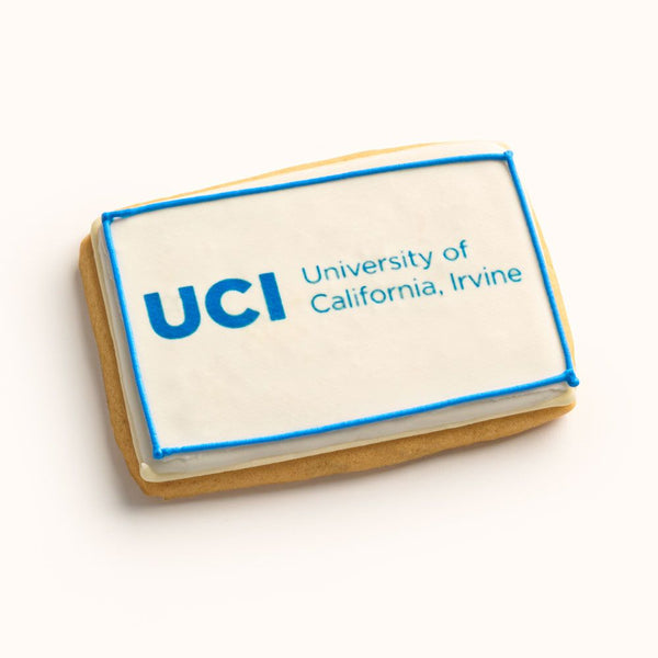 Custom College Logo & School Rectangle Cookie CustomCookies.com