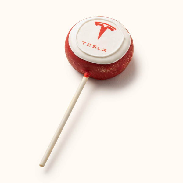 Holiday Themed Logo Cake Pops Red