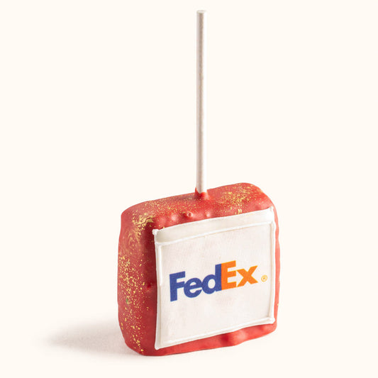 Holiday Themed Logo Rice Crispy Treats Red