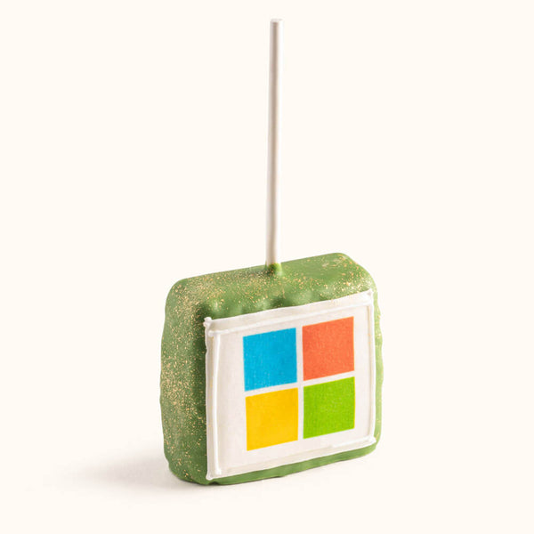 Holiday Themed Logo Rice Crispy Treats Green