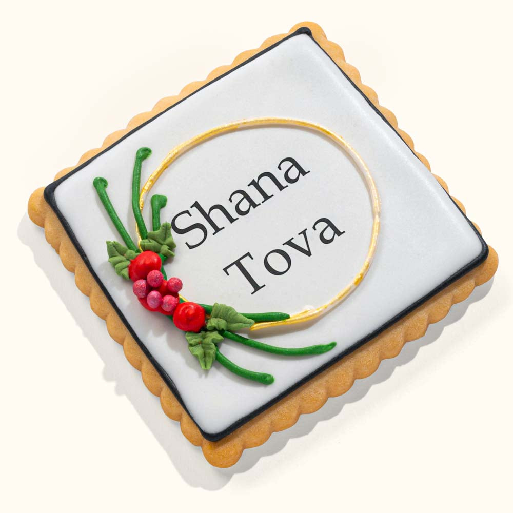 Shana Tova Signature Greetings Cookie