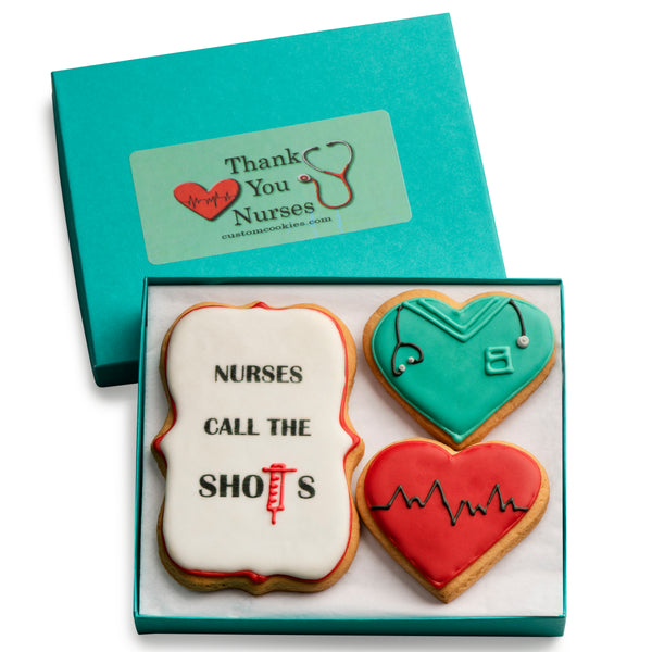 Nurse Appreciation Cookie Gift CustomCookies.com
